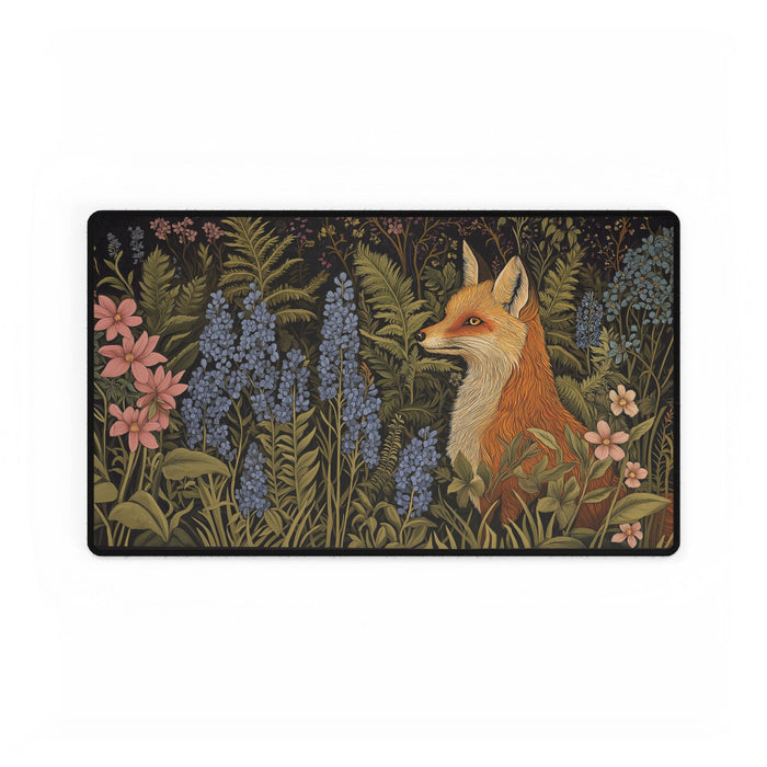 Fox in the Garden Desk Mats