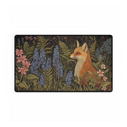 Fox in the Garden Desk Mats