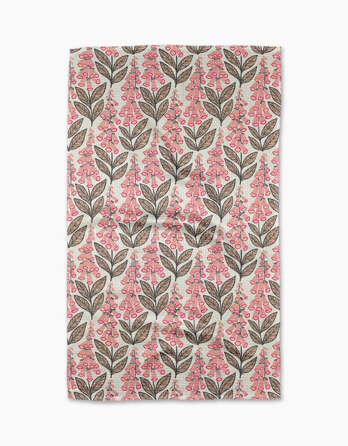 Foxglove Finery Tea Towel