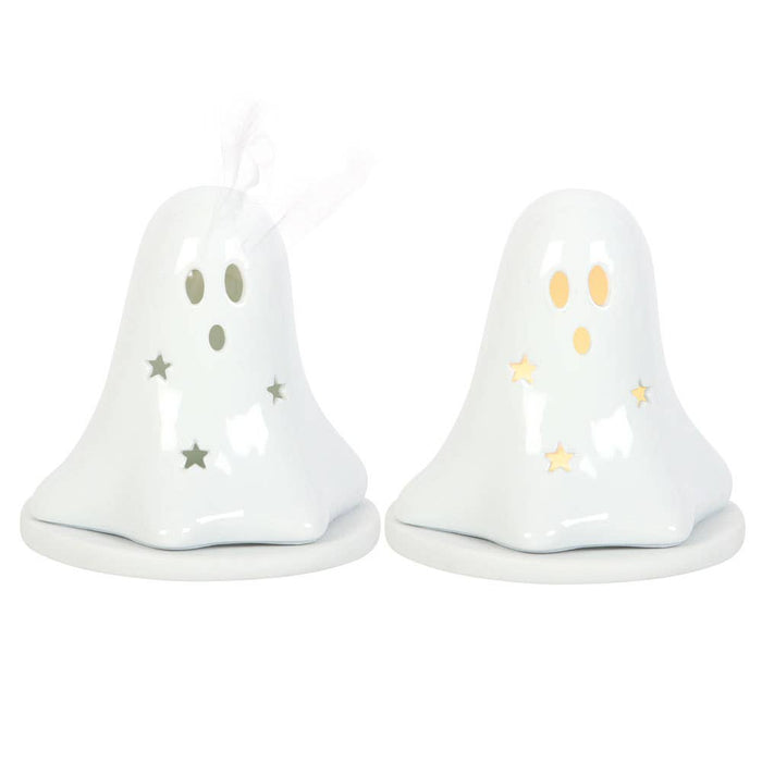 Ghost Tealight and Incense Cone Holder