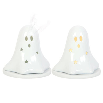 Ghost Tealight and Incense Cone Holder