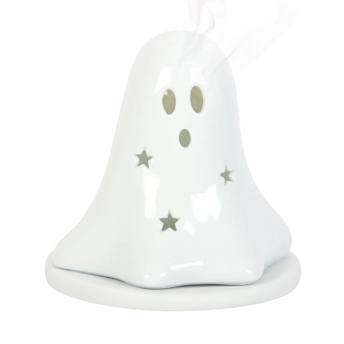 Ghost Tealight and Incense Cone Holder
