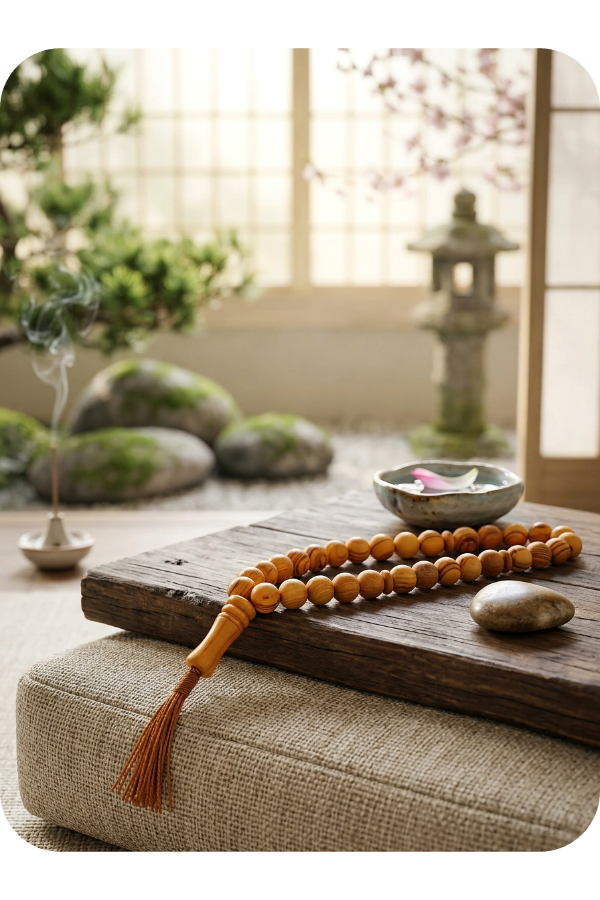 Handcrafted Olive Wood Prayer Beads - Holy Land