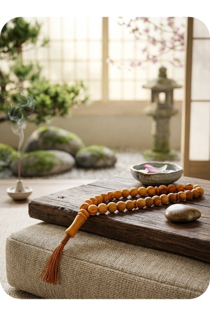 Handcrafted Olive Wood Prayer Beads - Holy Land