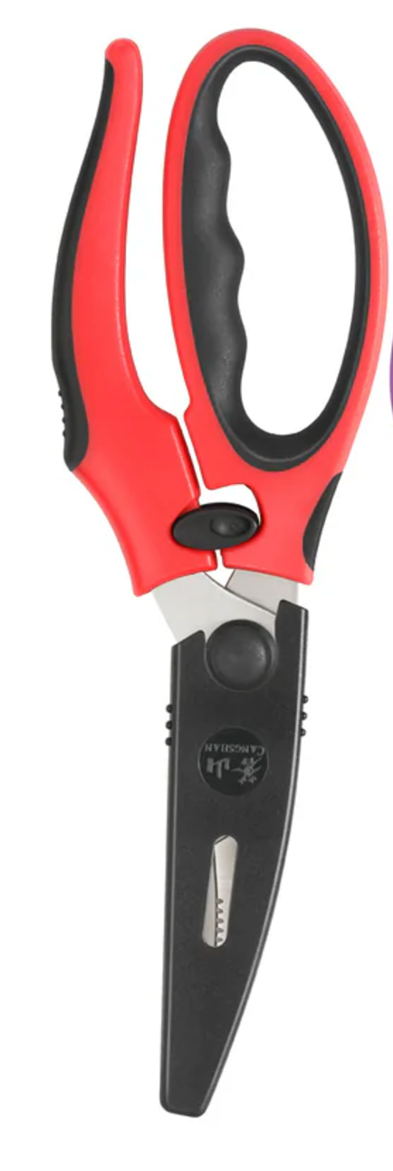 Red 9.5" Poultry Shears