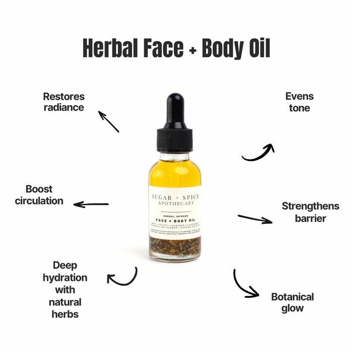 Herbal Infused Face + Body Oil