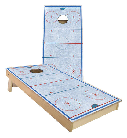 Hockey Ice Rink Cornhole Boards