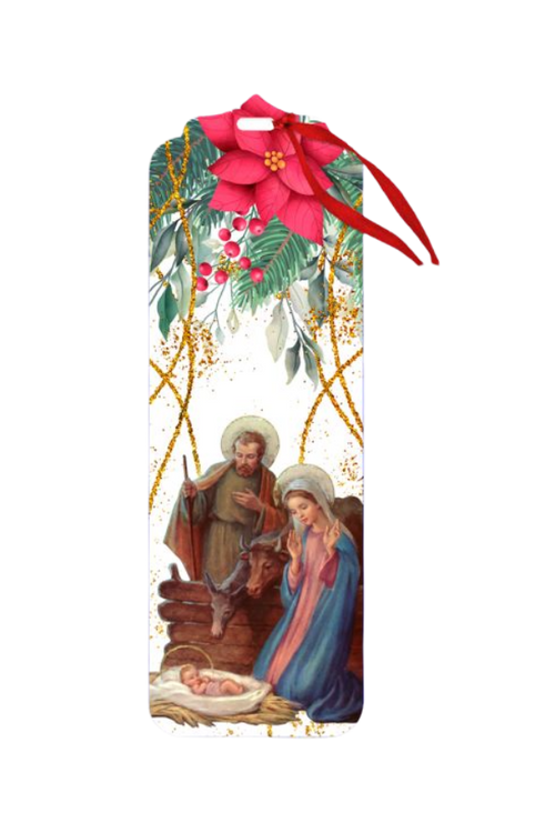 Holy Family Wooden Bookmark