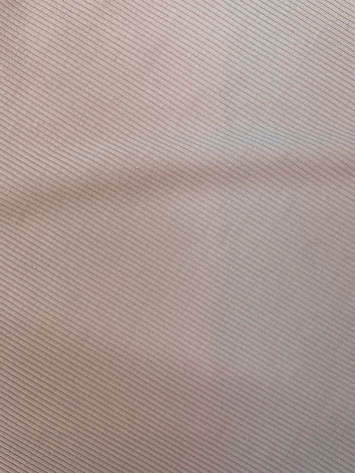Ribbed Poly Knit - Taupe