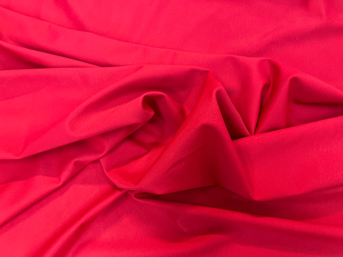 Poly Lycra - Fiery Red