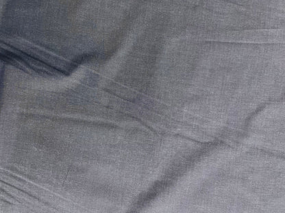 Cotton Chambray - Grey Blue