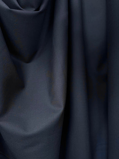 Stretch Tropical Wool Suiting - Navy