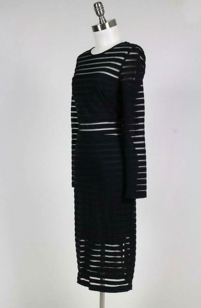 Limitless Shadow Striped Midi Dress