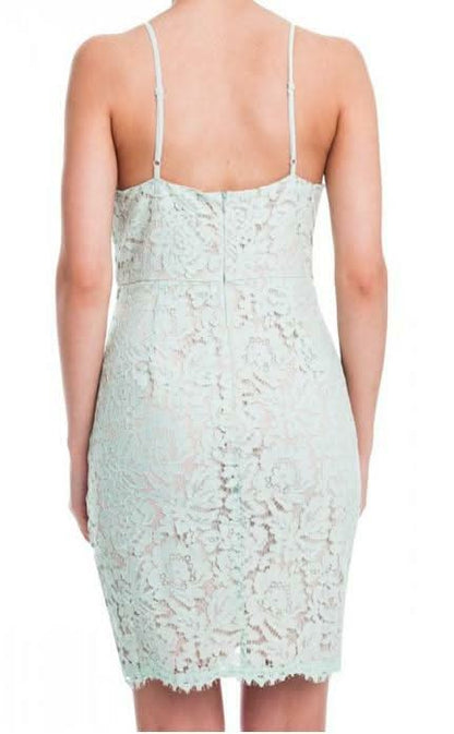 LUSH Almost Exclusive Mint Lace Dress