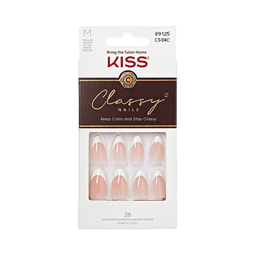 Kiss Classy Medium Pink Gel Nails 89125, 1 Pack