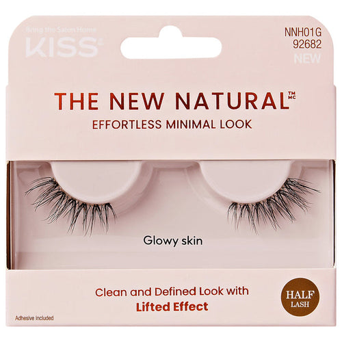 Kiss The New Natural Lashes Glowy Skin, 1 Pair