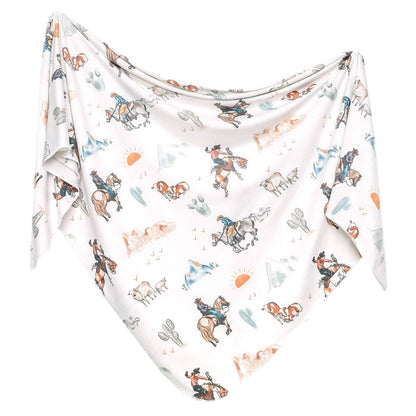Knit Swaddle Blanket - Boone