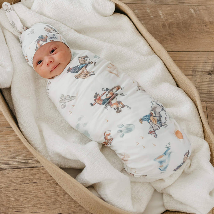 Knit Swaddle Blanket - Boone
