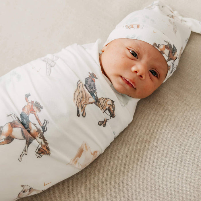 Knit Swaddle Blanket - Boone