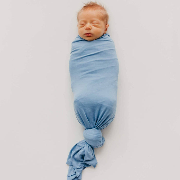 Knit Swaddle Blanket - Robin