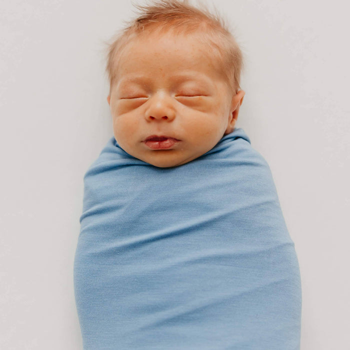 Knit Swaddle Blanket - Robin