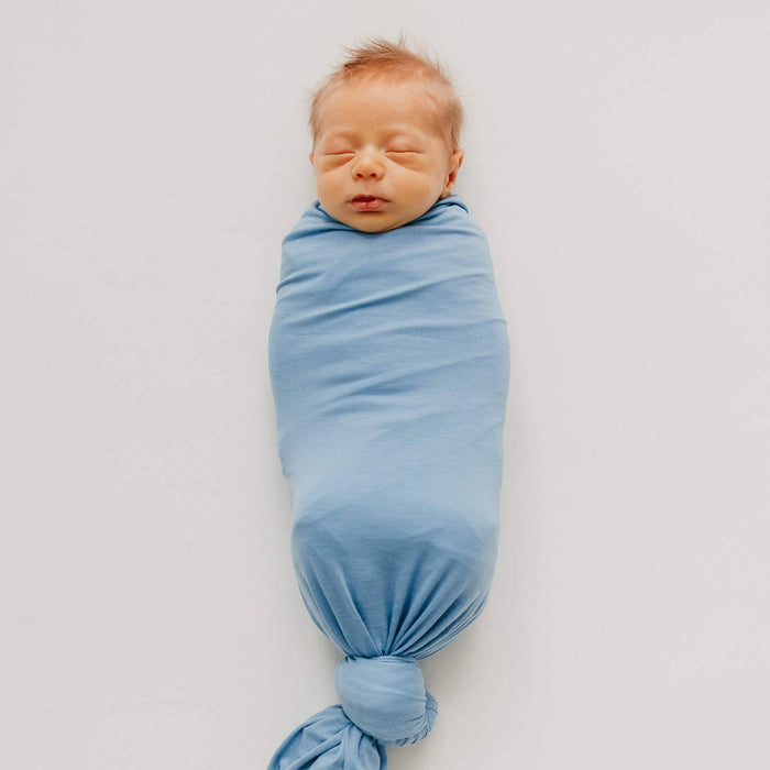 Knit Swaddle Blanket - Robin
