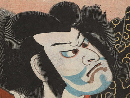Komachi sakura no seirei Otomo no Kuromushi from the series Kodai imayo irogami awase by Torii Kiyomitsu, Toyokuni / BJ304-164
