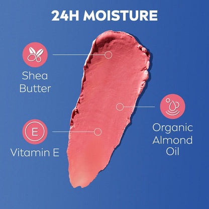 Labello Caring Beauty SPF 30 Lip & Cheek Balm - Rose, 4.8g - Makkah Pharmacy