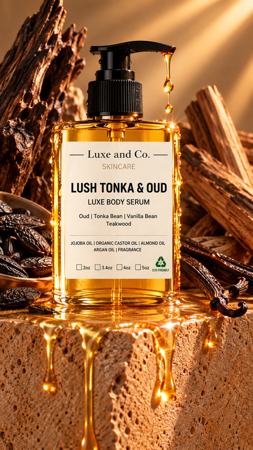 Lush Tonka & Oud Luxe Body Serum