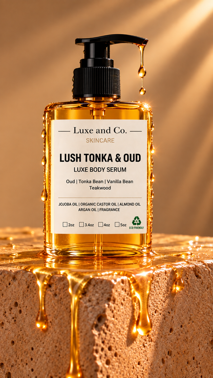 Lush Tonka & Oud Luxe Body Serum