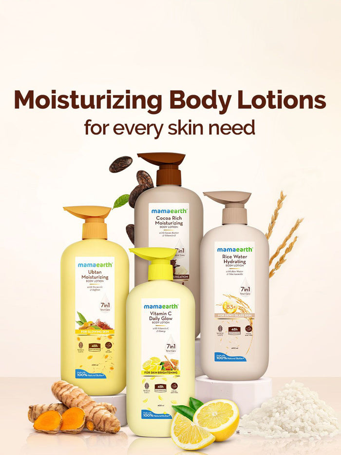 Mamaearth Rice Body Lotion (400ml)