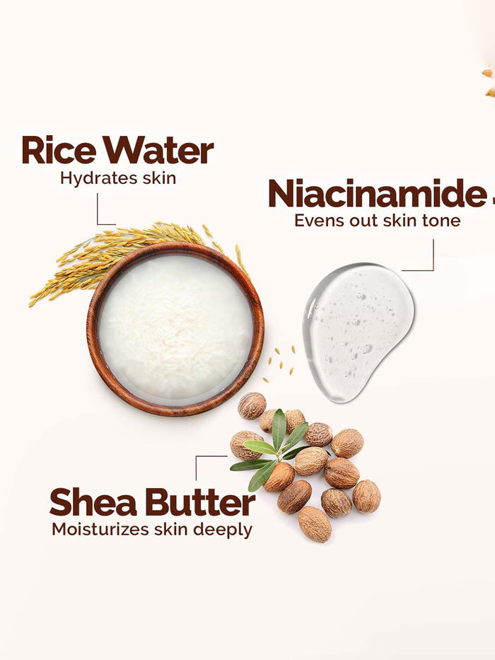 Mamaearth Rice Body Lotion (400ml)