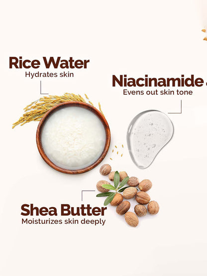 Mamaearth Rice Body Lotion (400ml)