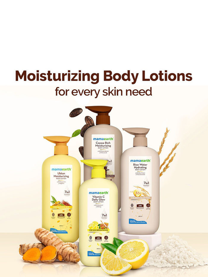 Mamaearth Vitamin C Daily Glow Body Lotion (400ml)