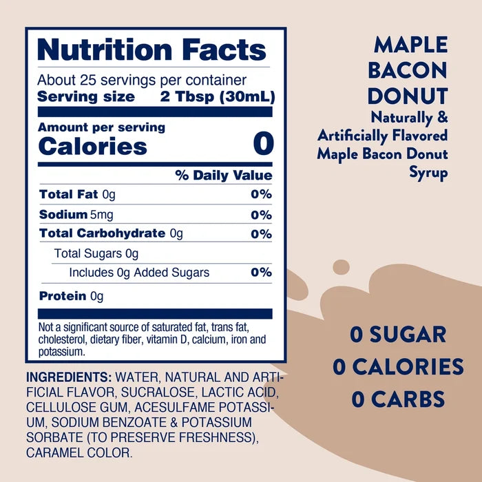 Maple Bacon Donut Syrup