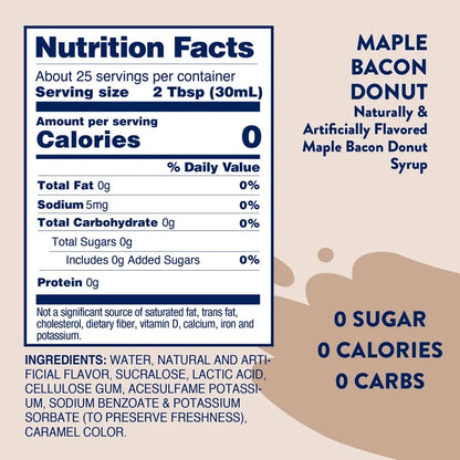 Maple Bacon Donut Syrup