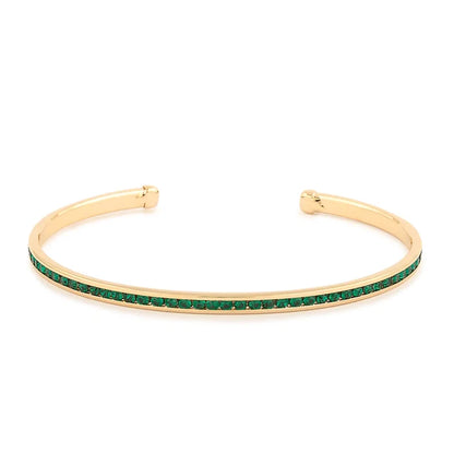 Maya J Birthstone Cuff Gold