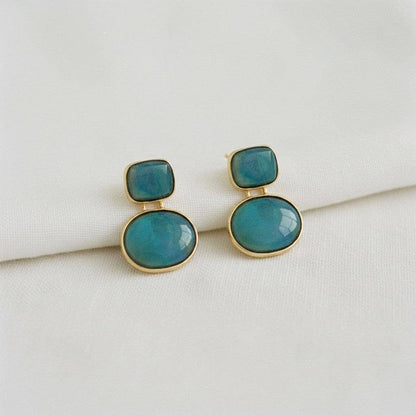 Natural Shell Iridescent Earrings