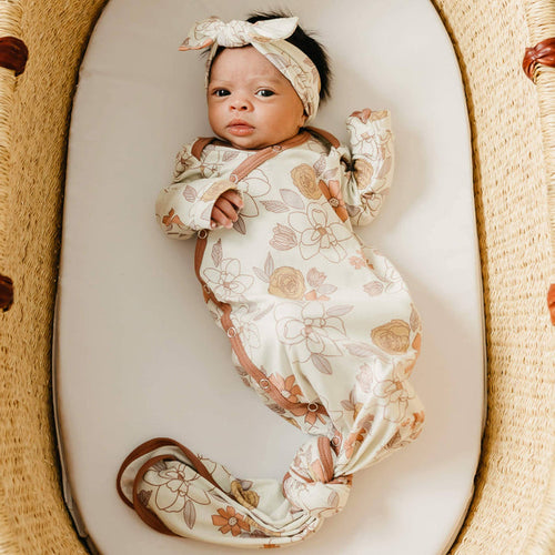 Newborn Knotted Gown - Ferra