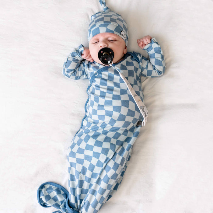 Newborn Knotted Gown - Miles