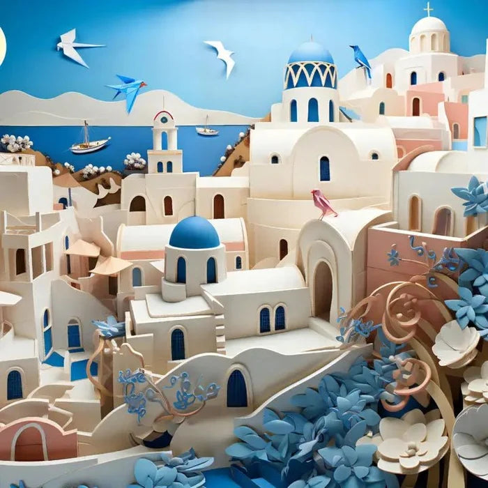 No. 6 - Santorini Puzzle - Potpourri Gift Shop