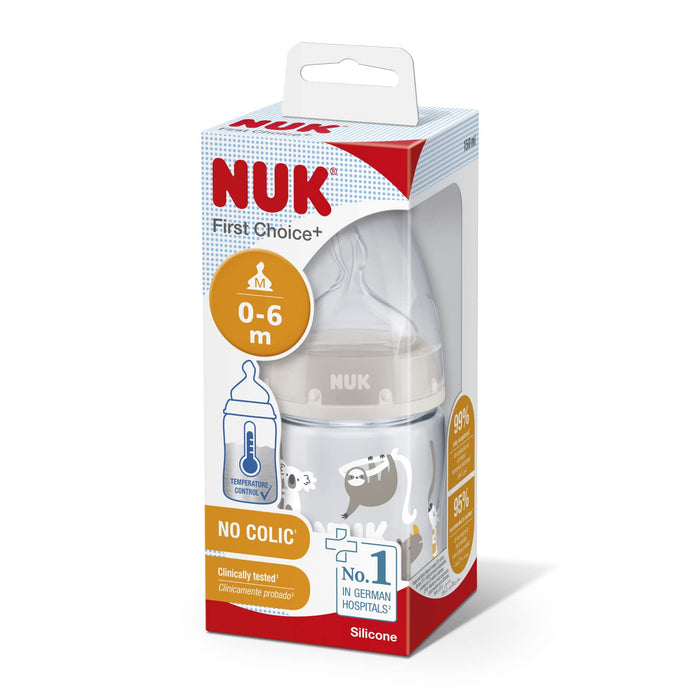 Nuk First Choice 0-6M Silicone Bottle, 1 Piece