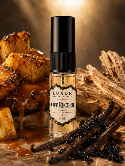 OFF RECORD — Extrait de Parfum 3mL SAMPLE SIZE