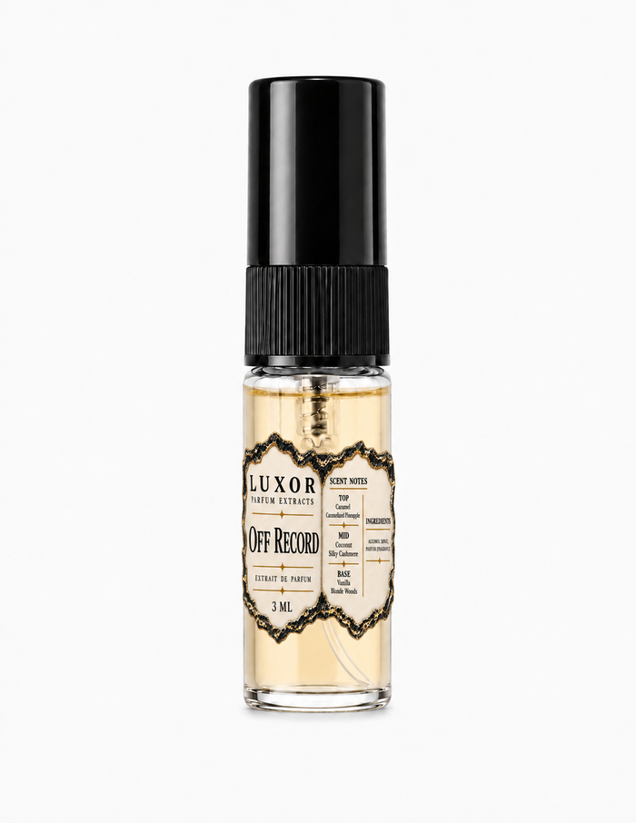 OFF RECORD — Extrait de Parfum 3mL SAMPLE SIZE