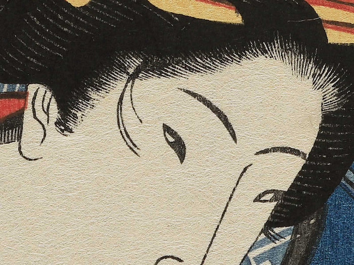 Okabeshuku niju-ni from the series Tokaido Beauties by Keisai Eisen, (Large print size) / BJ346-143