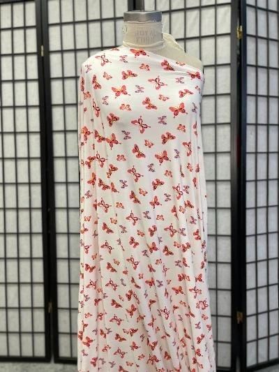 Pink Butterfly Print ITY