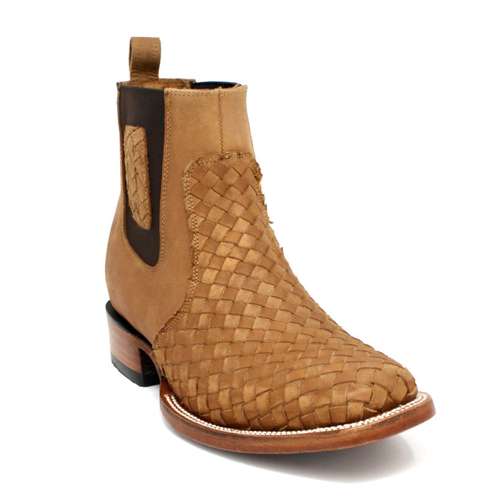 Ranchers Honey Petatillo Rodeo Toe Ankle Boot