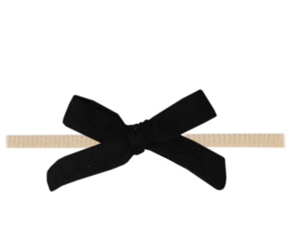 Ribbon Baby Bow - Midnight