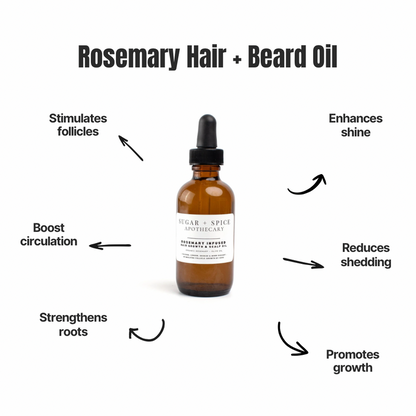 Rosemary Hair Growth + Beard Oil