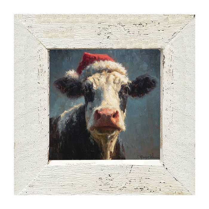 Santa Hat Cow